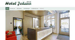 Desktop Screenshot of hotel-johann.de